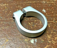 MORSETTO collare sella SILVER 32 collarino REGGISELLA CARBON BICICLETTA CORSA