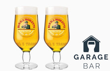 Set Of 2 Birra Moretti Pint
