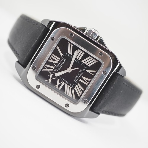Cartier santos 100 acciaio - cartier,