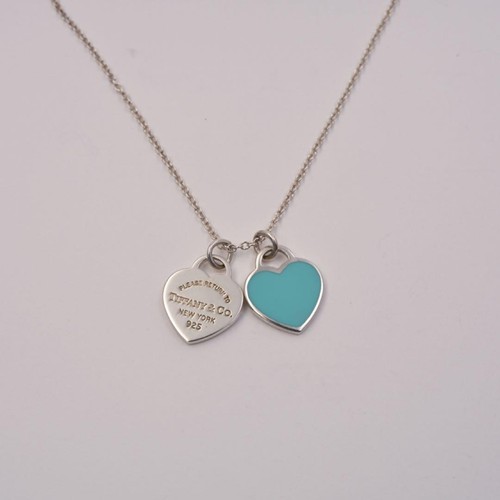 Collana tiffany blu doppio - blu,