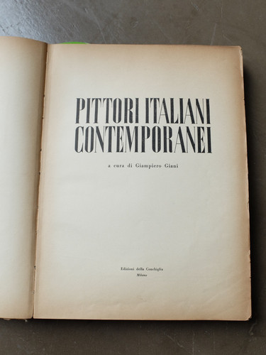 Pittori italiani contemporanei