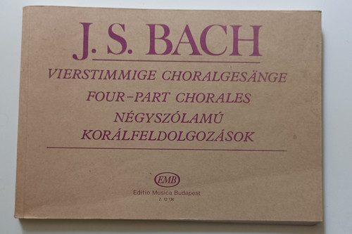 Bach corali a 4 voci - -,