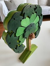 LEGNOMAGIA scultura in legno TRIBUTO A DEPERO 1980