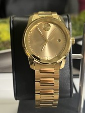 Orologio IP Uomo Movado Bold® Verso Tono Oro con Quadrante Oro (Modello: 3600735)