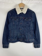 Giacca di jeans foderata in