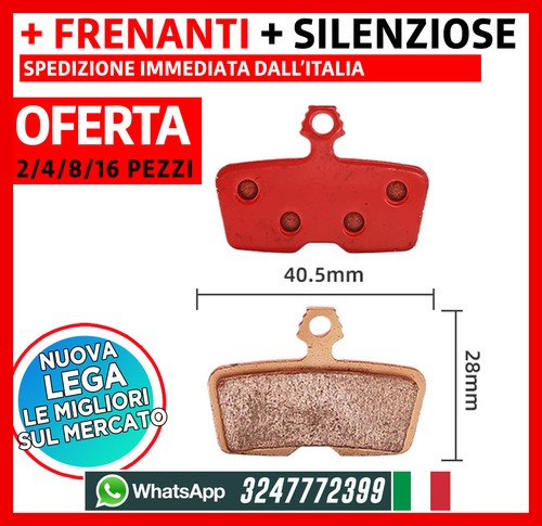 2pz pastiglie sinterizzate - pastiglie,