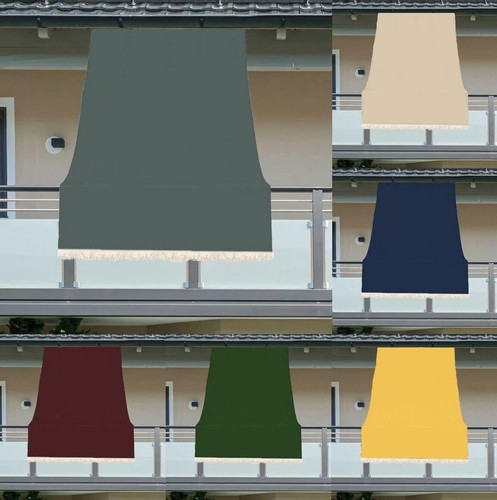 Tenda sole con anelli - da,