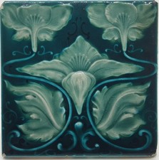 Piastrella camino Art Nouveau