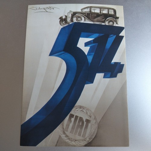 Cartolina centenario fiat - cartolina,
