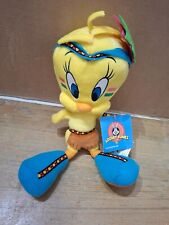 NUOVO Peluche vintage Looney Tunes Famosa TITTI indiana con etichetta - 25 cm