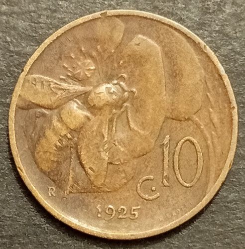 Centesimi lire ape - ape, 1925