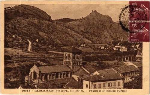 Cartolina cpa chamalieres - cpa,