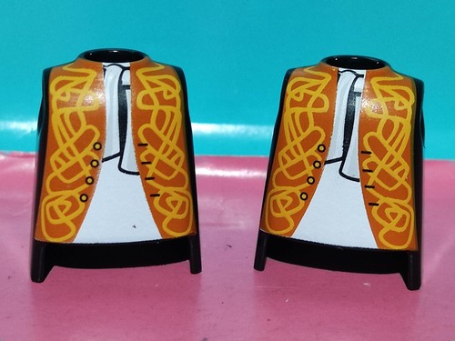 Playmobil torsos cuerpos - x2,
