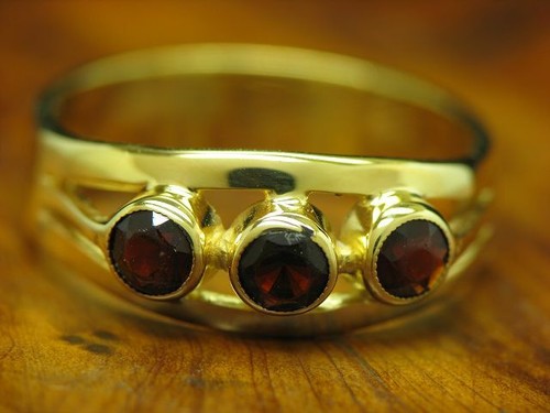 8kt 333 oro giallo anello - giallo, con
