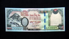 Banconota NEPAL 2019 1000 Rupie UNC GEM ALTA qualità consecutiva
