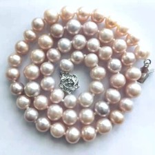 Collana di perle grigie e rosa