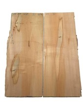 2X Tavola In Legno Di Acero Ambrosia 55X21-24Cm X 38-39Mm #K1