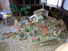 Lotto Presepe Vintage Capanne