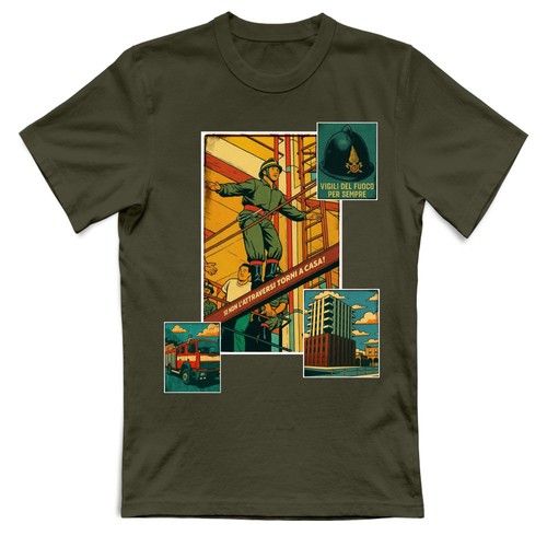 Shirt unisex retrò trave - unisex, la