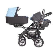 Trio paseggino gemellare - trio,