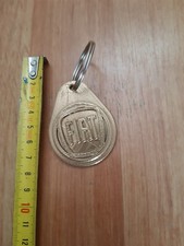 Portachiavi FIAT x auto 500 panda punto tipo ecc in PLA chiave color Oro 6 cm