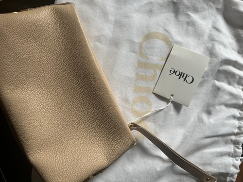 Pochette chloe pelle rosa - chloe,