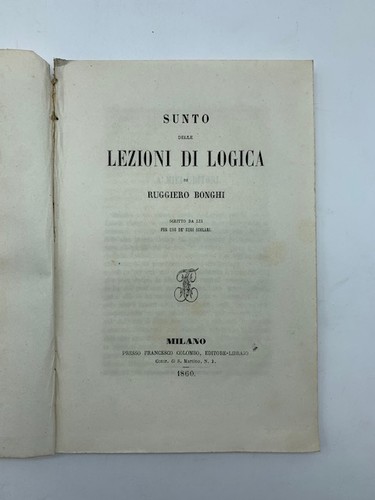 Ruggiero bonghi sunto delle - sunto,