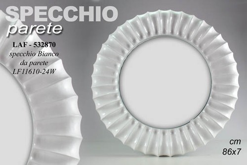 Specchio tondo da - 86, parete