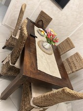 tavolo in legno massello usato