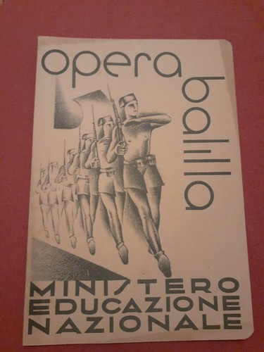 Pagella fascista opera - fascista, balilla