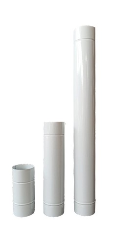 Tubo canna fumaria smaltato - fumaria,
