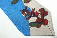 Cravatta TOM AND JERRY in seta Made in Italy F56946