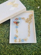 Collana con Coffa Decorata  In