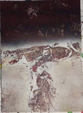 LIPPI CORRADO  TEC.MISTA,ACRILICI SU CARTONE "SENZA TITOLO"