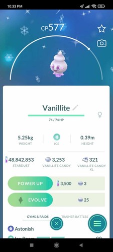 Pokemon vanillite lucente - lucente,