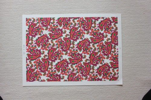 Adesivo corpo chitarra paisley - corpo,