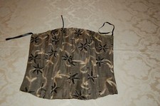 Dossier Donna - Bustino corsetto a stecche, Nero e oro, vedi misure, usato