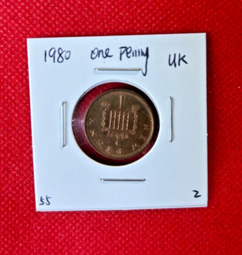 1980 nuovo penny moneta - penny,