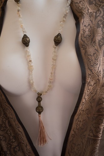 Collana artigianale lunga - , di
