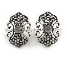 Orecchini a clip ornati