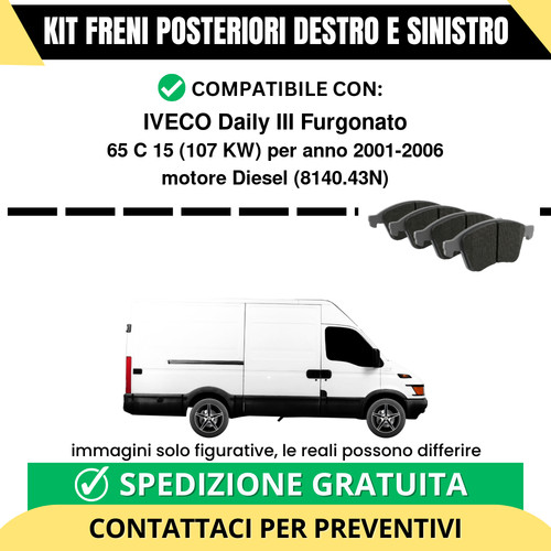Pastiglie freno posteriori - freno,