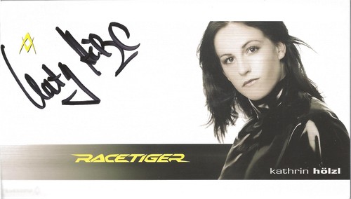 Autografo kathrin hölzl sci - hÖlzl,