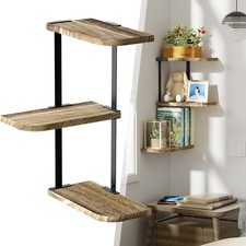 Scaffale angolare legno