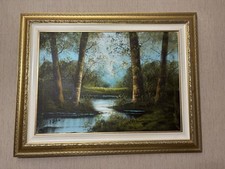 Dipinto olio tela - olio, su