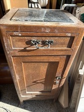 Comodino Epoca Con Marmo