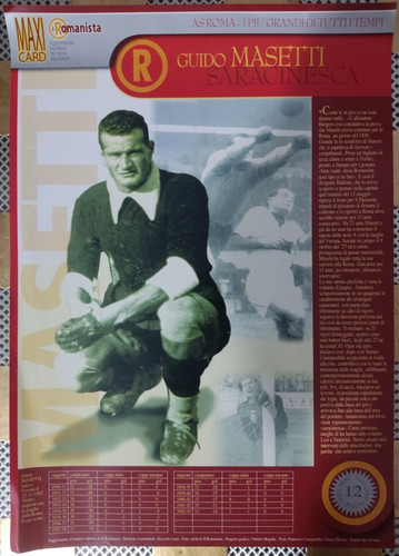 Maxi card guido masetti - card,