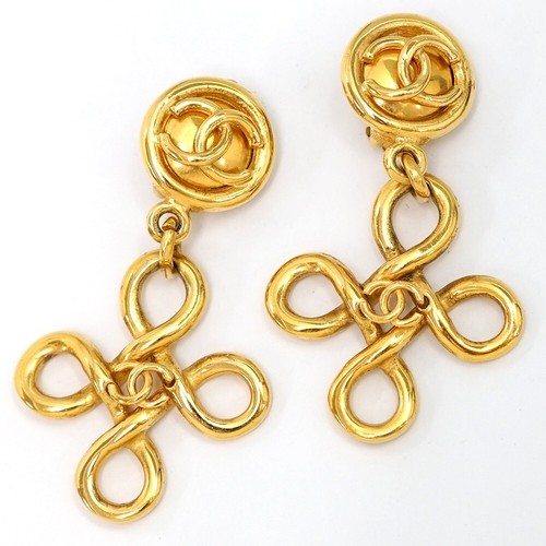 Orecchini pendenti chanel - orecchini, cc