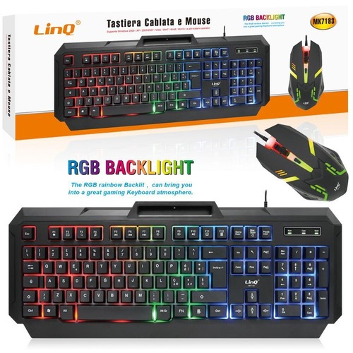 Tastiera mouse usb - x,
