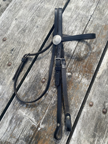 Lightly used circle - used, black
