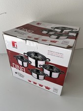 Batteria pentole acciaio - batteria, di